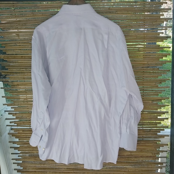 Peter Millar 17L Pastel Lavender Mens Dress Shirt - Picture 8 of 14